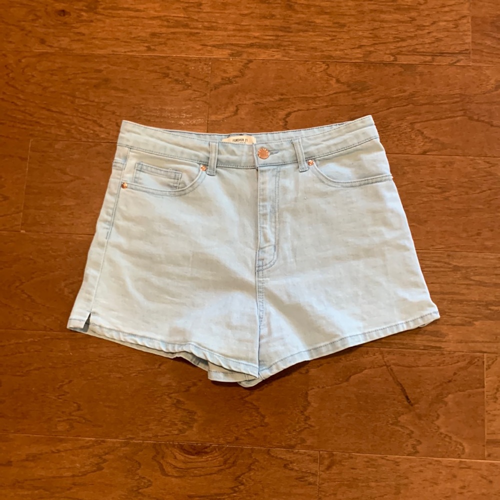 Forever 21 High Waisted Jean Shorts
